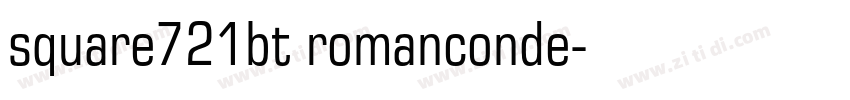 square721bt romanconde字体转换 square721bt romanconde字体转换
